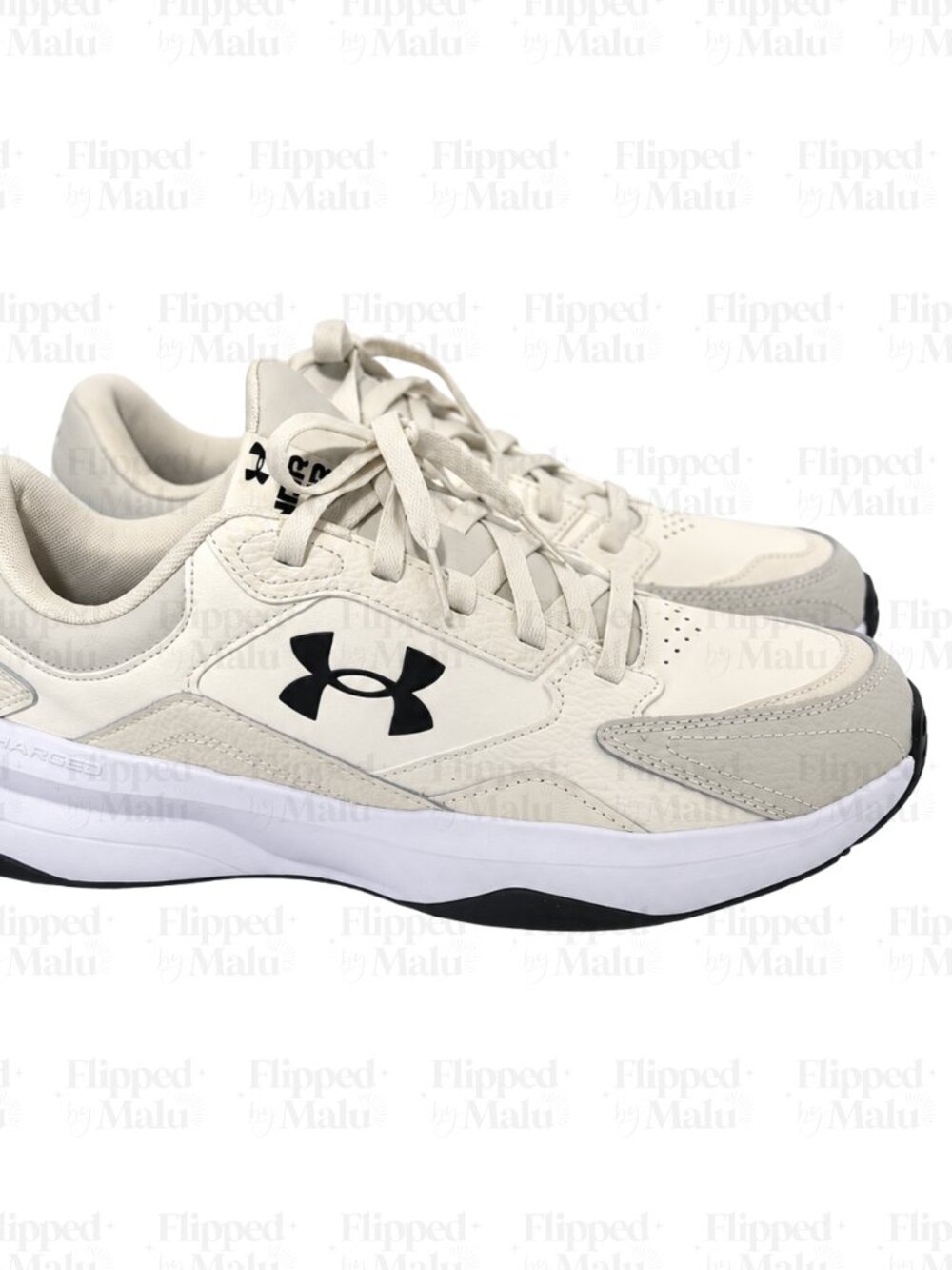Under Armour UA Edge Leather White Training Shoes Men’s Size 11